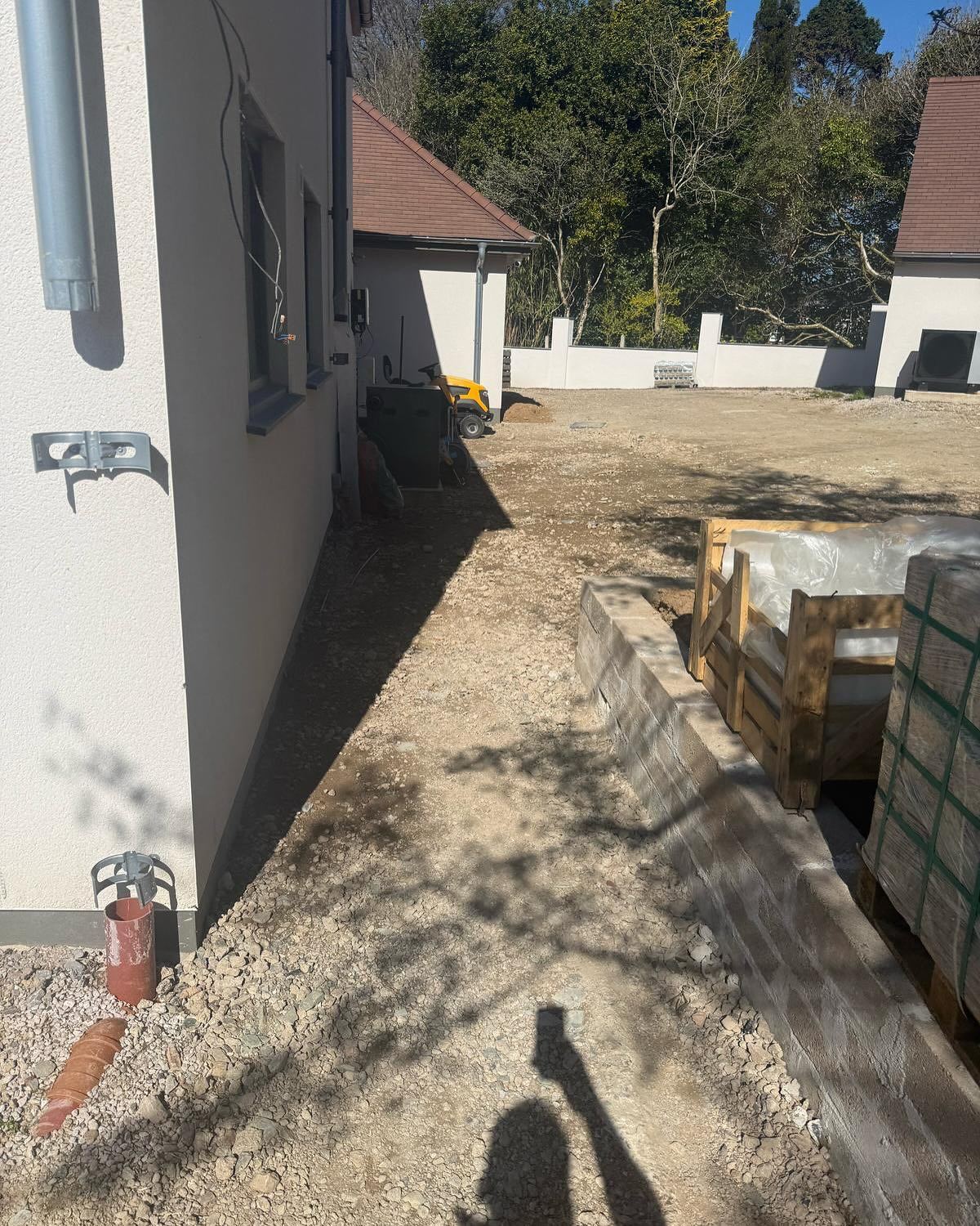 Premium Patio & Outdoor Living Area Transformation in Devon in null before MAG Developments SW completed the patio / driveway