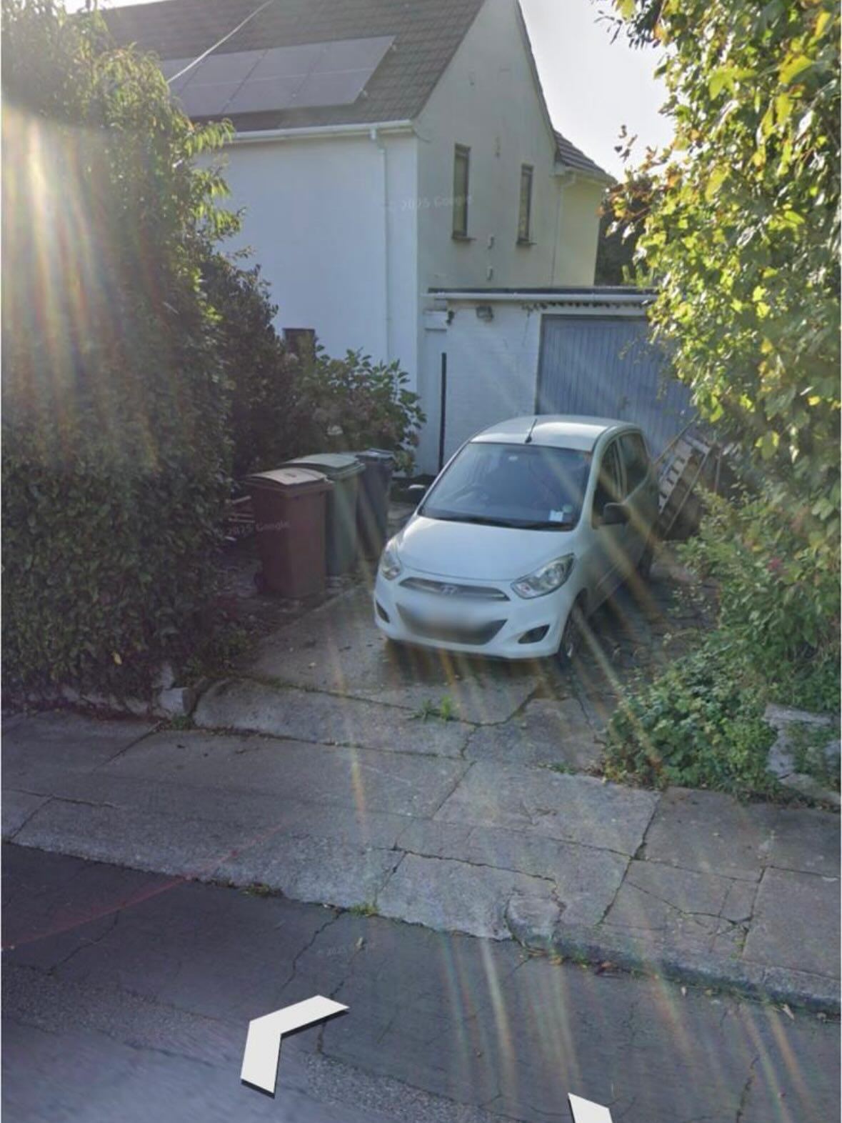 Driveway & Frontage Transformation Project in Plymouth in Plymouth before MAG Developments SW completed the patio / driveway