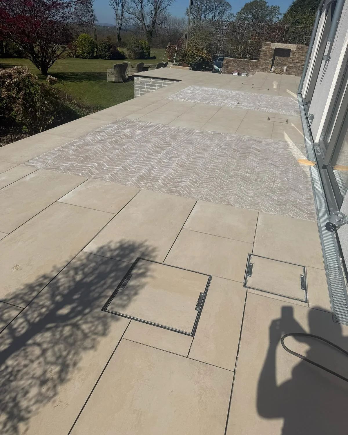 Premium Patio & Outdoor Living Area Transformation in Devon in null after MAG Developments SW completed the patio / driveway